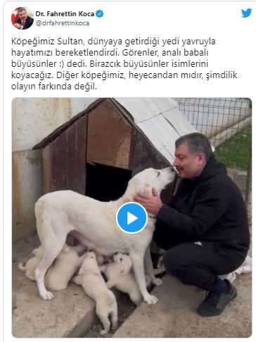 Bakan Koca'dan yürek ısıtan paylaşım!